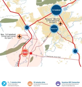 Capital Smart City Location And Distance